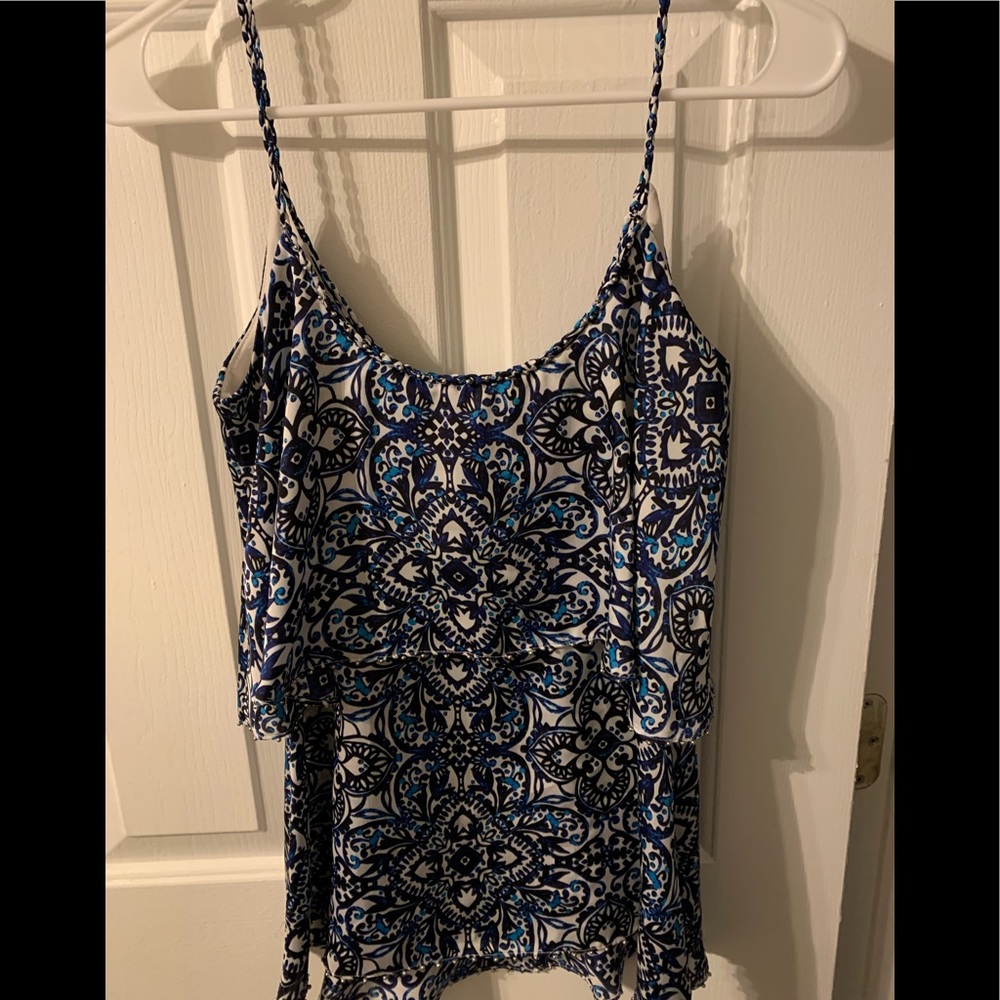 WHBM Spaghetti Strap Tiered Top - XS